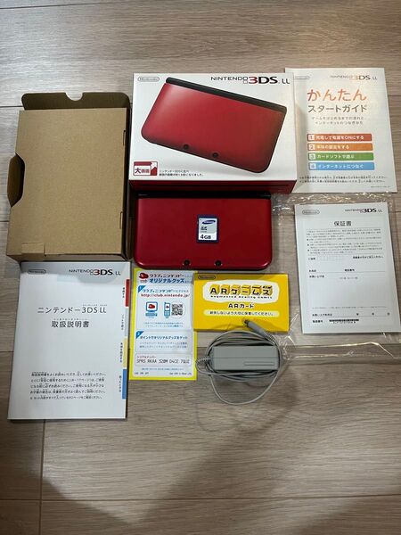 ニンテンドー3DSLL レッド×ブラック 本体 箱付き