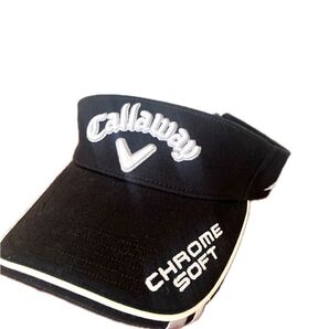 Callaway サンバイザー ブラック CHROME SOFT ゴルフ