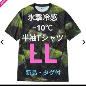 ワークマン 氷撃冷感 -10°C 半袖Tシャツ LL ジオライム
