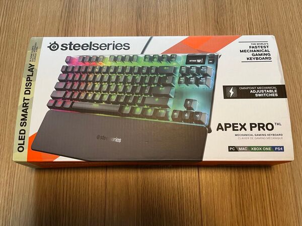 SteelSeries Apex Pro TKL US 有線 英語配列 OmniPointスイッチ ラピッドトリガー