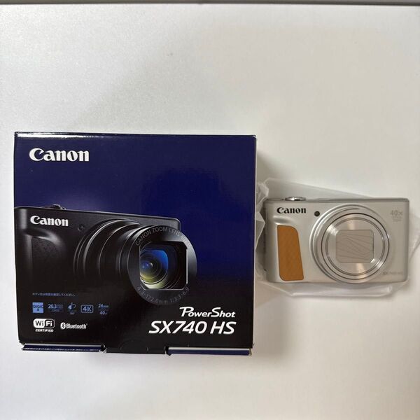 Canon PowerShot SX740HS シルバー 展示品 新品 コンパクトデジタルカメラ