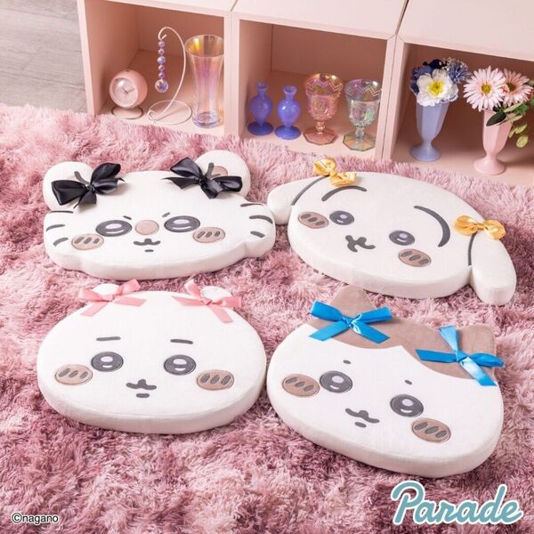 ちいかわ 低反発クッション~リボン~全4種セット新品未使用