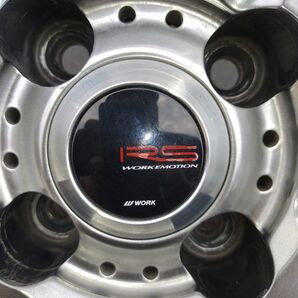 送料込み WORKEMOTION RSα 195/55R16 タイヤホイールセット ④