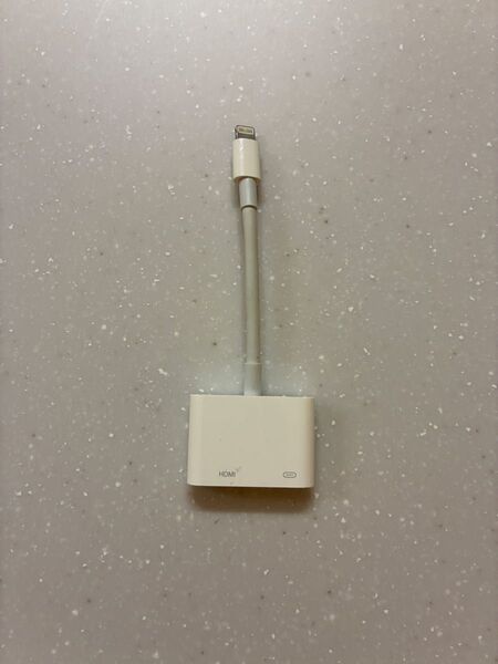 iPhone 純正 HDMI 変換アダプタ ライトニングケーブル