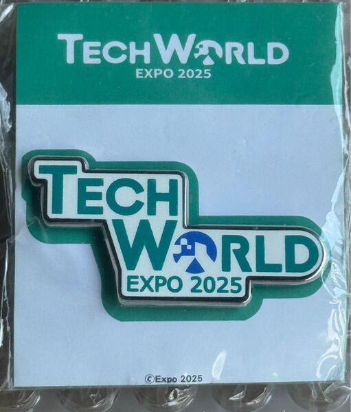 貴重 大阪・関西万博 TECH WORLD館 台湾パビリオン TECH WORLD テックワールド 公式ロゴ ピンズ ピンバッジ