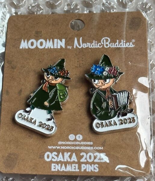 大阪・関西万博 ムーミン ノルディックパビリオン 北欧館 ノルディックサークル(北欧パビリオン)会場限定 ピンバッジ スナフキン