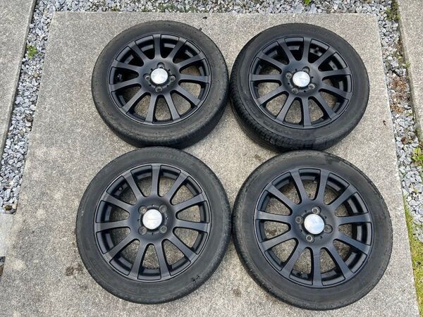 165/55R15 社外ホイール国産タイヤ4本セット