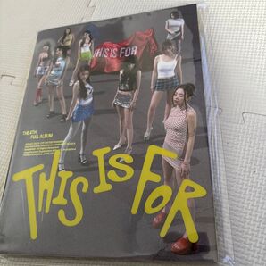 TWICE THIS IS FOR 開封済み 付属品なし