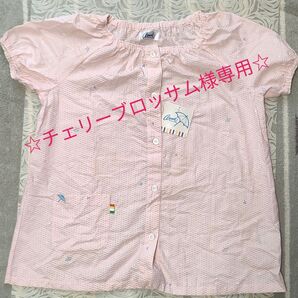 ☆チェリーブロッサム様専用☆ 未使用☆ジュニアパジャマ ピンク☆Mサイズ トップスのみ