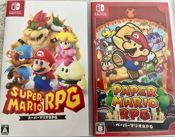 【Nintendo Switch】ペーパーマリオRPG、スーパーマリオRPG(2本セット)