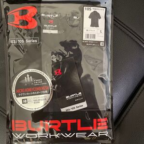BURTLE バートル 半袖ポロシャツ 春夏用 105 35 ブラック L
