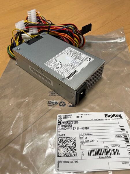 FSP TECHNOLOGY INC. Flex-ATX電源FSP500-50FDB-ND 未使用