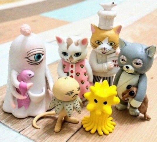 新品未開封 ヒグチユウコ フィギュアマスコット 5種 セット