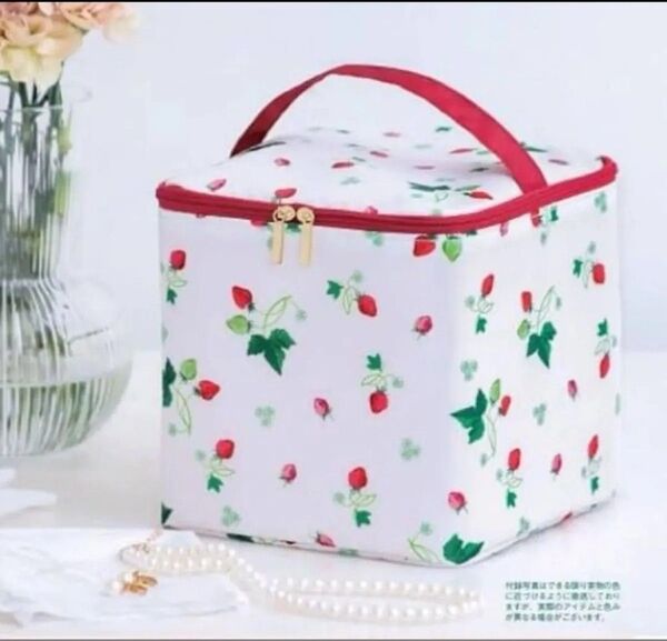 ゼクシィ 2024年 9月号 特別付録 Afternoon Tea LIVING イチゴ柄ブライズポーチ
