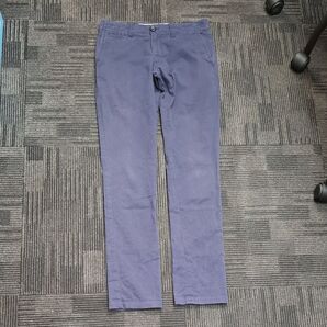 【中古ブランド洋服】BURBERRY バーバリーブラックレーベル コットンパンツ D1R42-621-28 ネイビー/綿