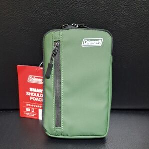 【新品未使用】 Coleman コールマン スマートショルダーポーチ CO-8773 グリーン 新品タグ付き
