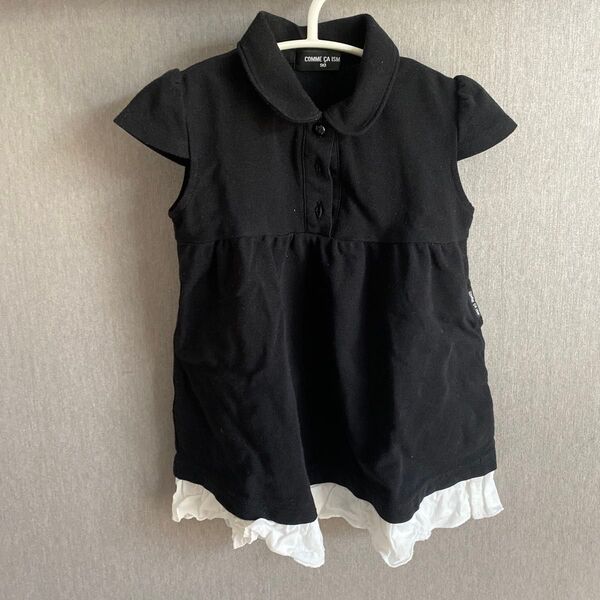 COMME CA ISM コムサイズム ワンピース 90 黒