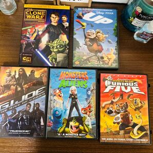 アメリカ版☆子供向けアニメ・アクションDVD5枚セット