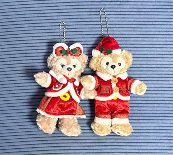 東京ディズニーシー 2016年 ダッフィークリスマス ぬいぐるみバッジ