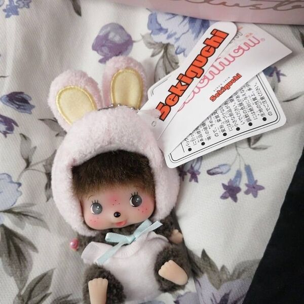 新品未使用 モンチッチ あにまるベビチッチ うさぎ セキグチ キーチェーン ベビチッチ
