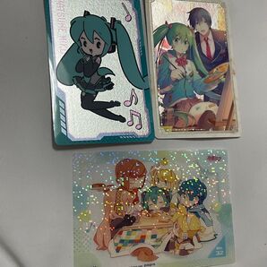 ボーカロイド VOCALOID ボカロ 初音ミク KAITO 鏡音リン 鏡音レン 巡音ルカ MEIKO クリアカード メタルカード