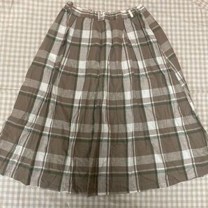 セルフサービス チェックスカート 新品