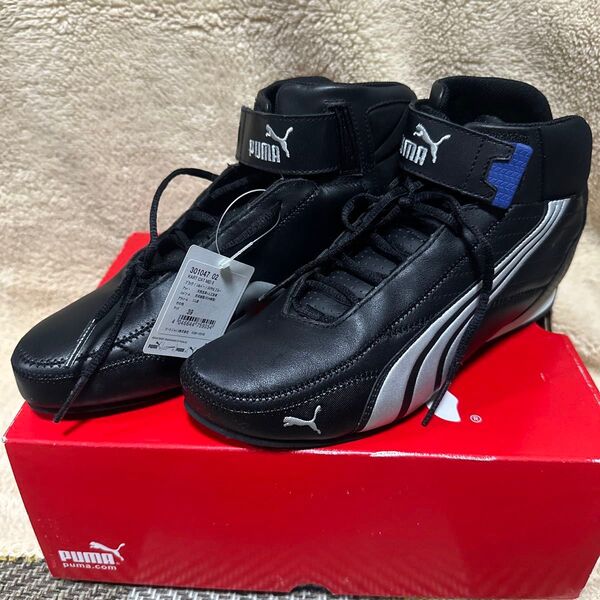 PUMAドライビングシューズCART CAT MIDII Black 25cm