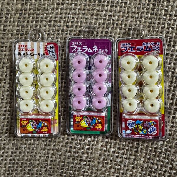 フエラムネ ミニチュア キーホルダー ぶどう みっくちゅじゅーす パンケーキ