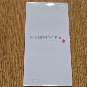 新品未開封 国内正規品 Xiaomi 14T Pro 12GB/256GB チタングレー MZB0HIMJP