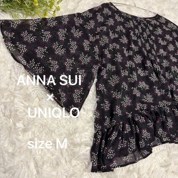 ☆美品☆アナスイ×ユニクロコラボフラワープリント チュニック M