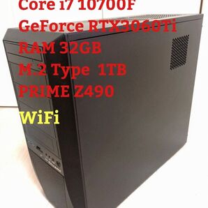 GALLERIA ゲーミングPC Core i7 10700F RTX3060Ti WiFi 美品