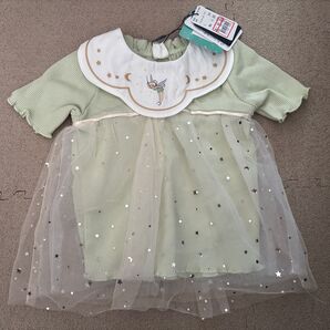 Tシャツ ブラウス レース ティンカーベル ディズニー バースデイ cottli コトリ 女の子 半袖 キッズ