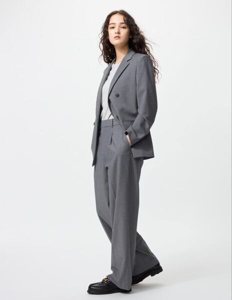 UNIQLO タックワイドパンツ XS