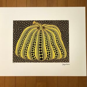 【模写】草間彌生 かぼちゃ 黄色 シェイクスピアアーツUKもの yayoi kusama