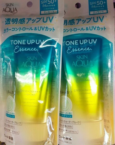 スキンアクア トーンアップUVエッセンス ミントグリーン 日焼け止めエッセンス
