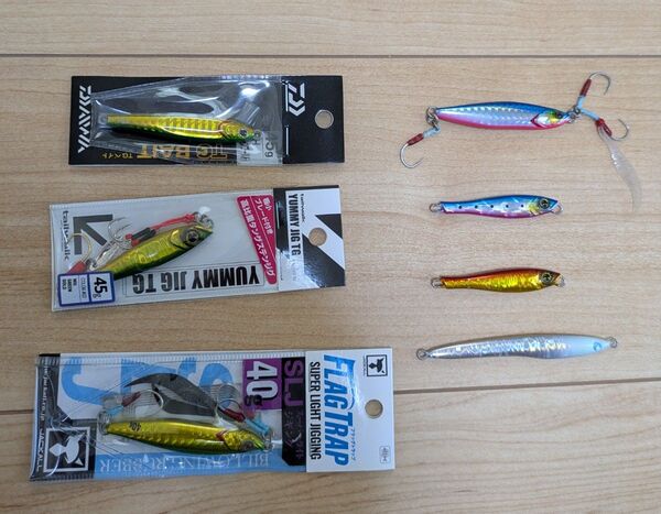 TGベイト ヤミージグ等30〜45g ジグセット DAIWA Tailwalk JACKALLタングステン