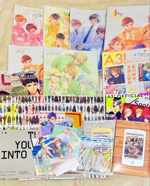 A3! エースリー 25点 まとめ売り アニバーサリーブック フライヤーコレクション 雑誌 グッズ