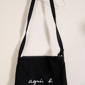 agnes b. ショルダーバッグ ブラック