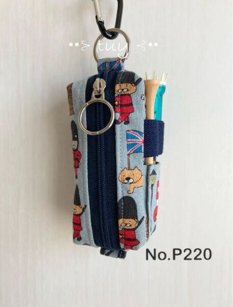 No.P220 ゴルフボールケース /ティーホルダー ポケット付き