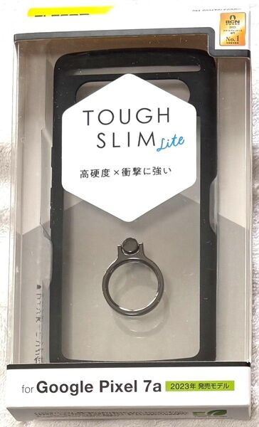 Google Pixel 7a 用 TOUGH SLIM LITE フレームカラー ハイブリッド ケース CRBK684