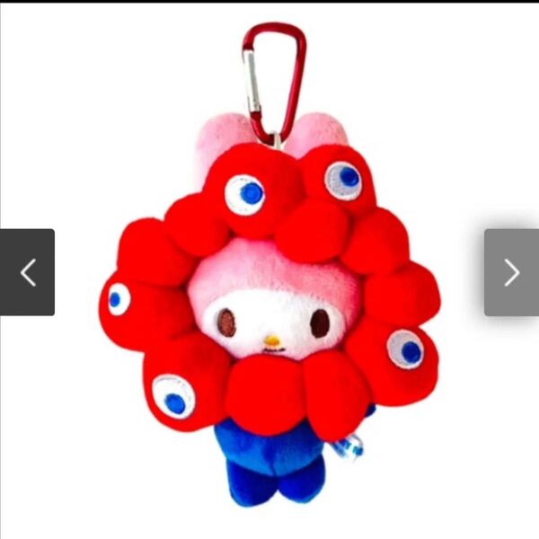 新品未使用 ミャクミャク マイメロディ ぬいぐるみ EXPO2025 カラビナ 関西万博 キーホルダー