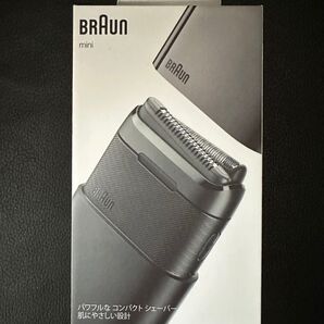 BRAUN ブラウン mini シェーバー M-1012 ブラック 電気シェーバー