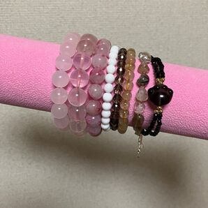 お値下げ中 天然石ブレスレット 8本+2本まとめて セット売り カラーストーン