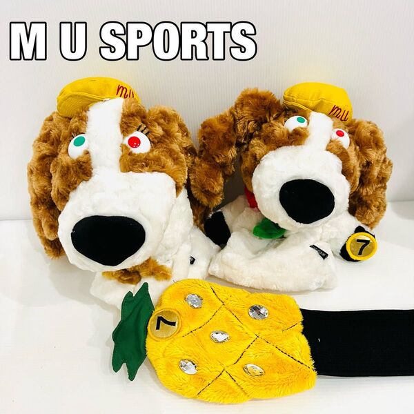 ヘッドカバー 3個セット M U SPORTS 1w FW UT ゴルフカバー ぬいぐるみ キャバリア