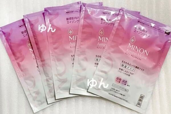 新品 パック 5枚 MINON アミノモイスト 敏感肌向けエイジングケア もちもちふっくら艶肌マスク 保湿マスク