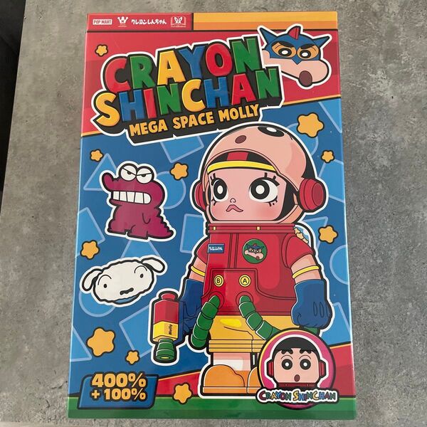 POPMART クレヨンしんちゃん SPACE MOLLY 400%+100% フィギュア