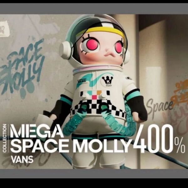 POPMART mega space molly 400% vans ポップマート スペース モリー ヴァンズ バンズ フィギュア