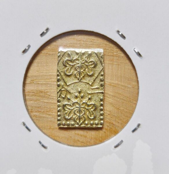 明治二分判金 真品