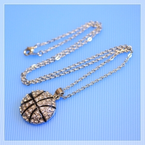 N6801/ basketball pendant basketball necklace basketball part part . respondent .. in present . recommendation. 