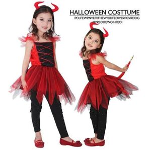 【早い者勝ち】新品 めっちゃ可愛いハロウィン デビル キッズコスチューム コスプレ 120~130cm
